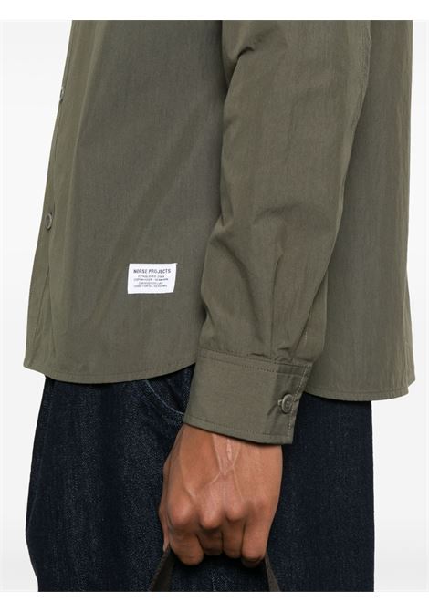 camicia silas uomo verde edera NORSE PROJECTS | N40-08258098